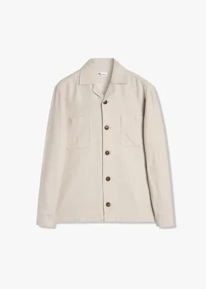 AABBA COTTON OVERSHIRT WITH POCKETS