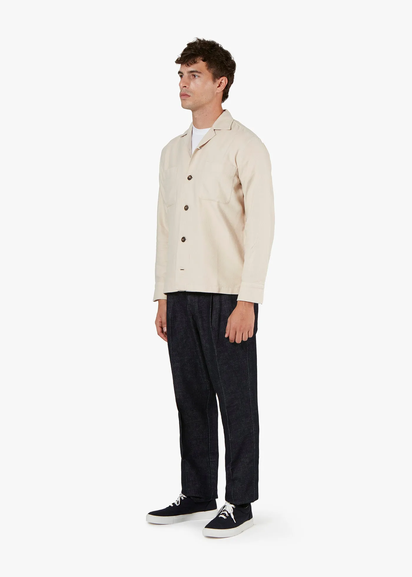 AABBA COTTON OVERSHIRT WITH POCKETS