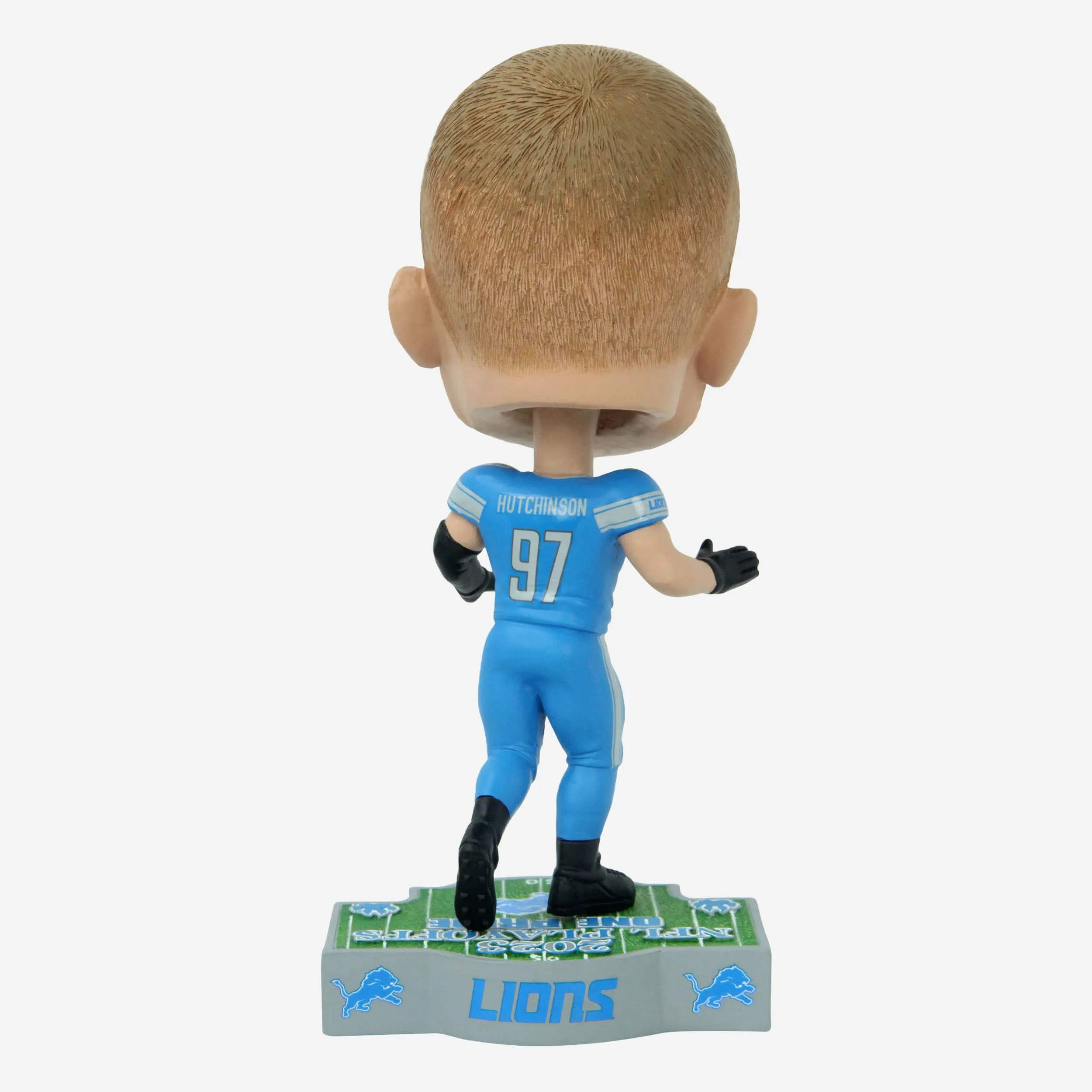 Aidan Hutchinson Detroit Lions 2023 NFL Playoffs One Pride Bighead Bobblehead