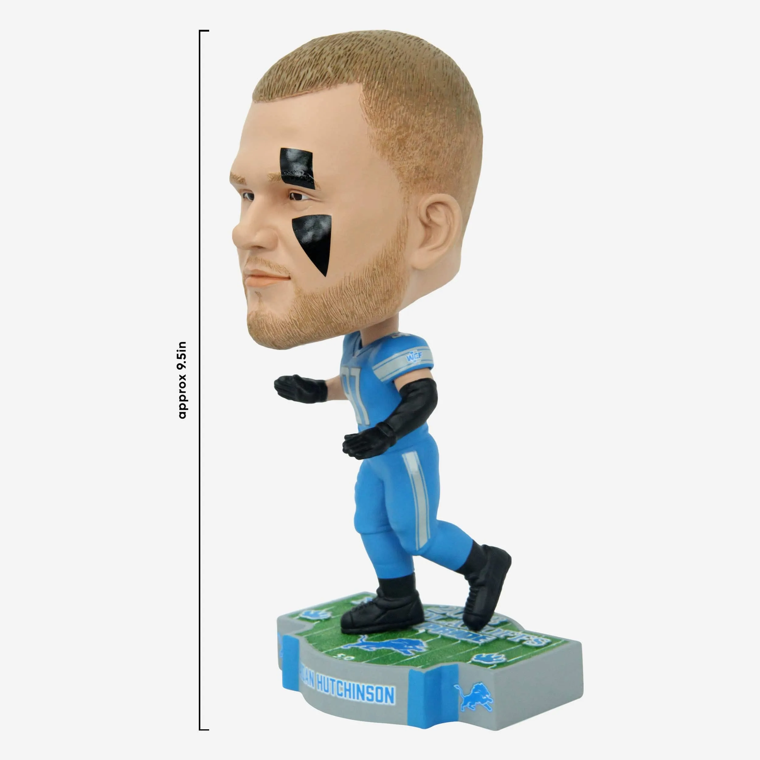 Aidan Hutchinson Detroit Lions 2023 NFL Playoffs One Pride Bighead Bobblehead