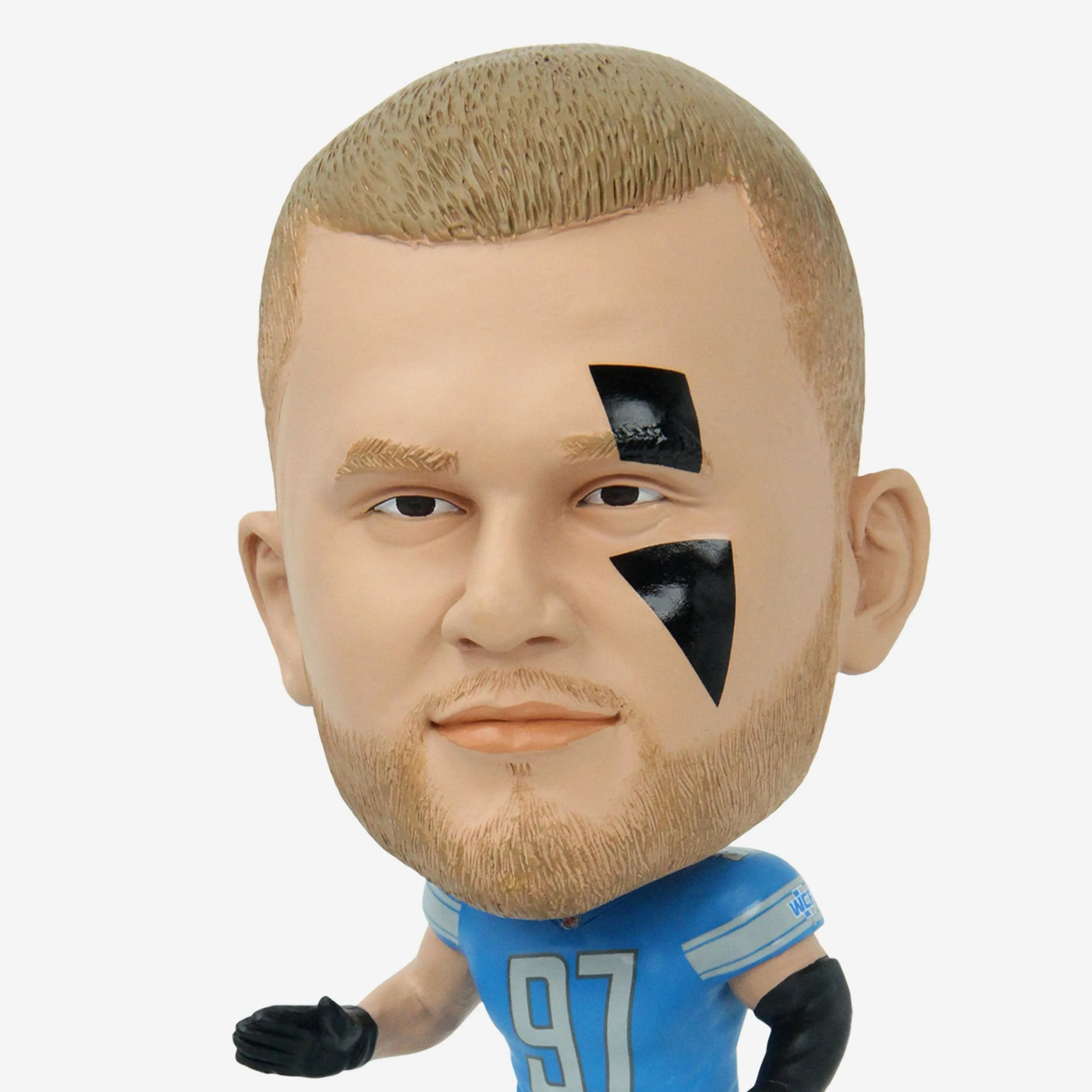 Aidan Hutchinson Detroit Lions 2023 NFL Playoffs One Pride Bighead Bobblehead