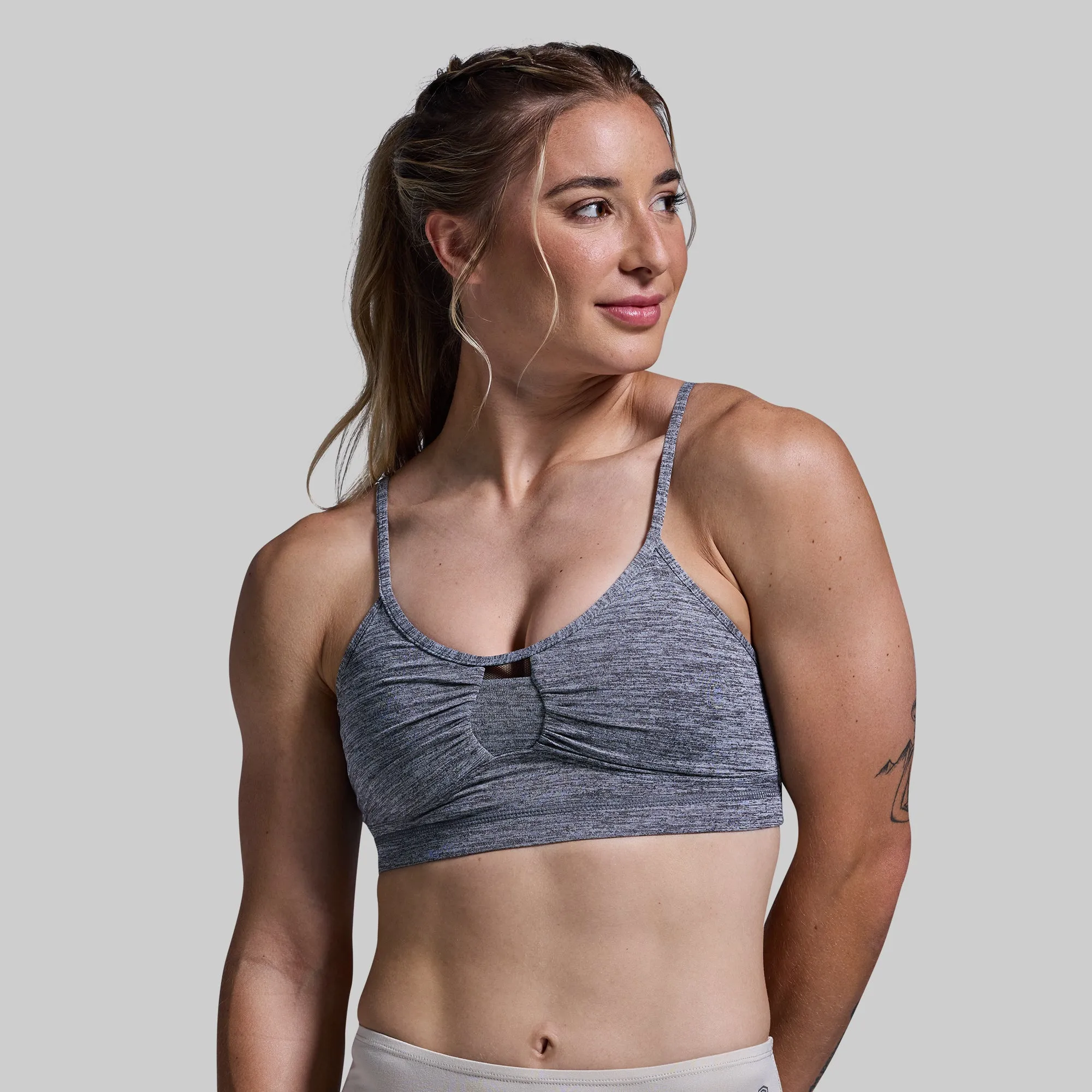 Athleisure Bra (Heather Grey)