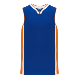 Athletic Knit (AK) B1715A-482 Adult New York Knicks Royal Blue Pro Basketball Jersey