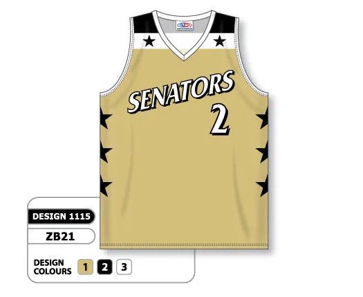 Athletic Knit Custom Sublimated Basketball Jersey Design 1115