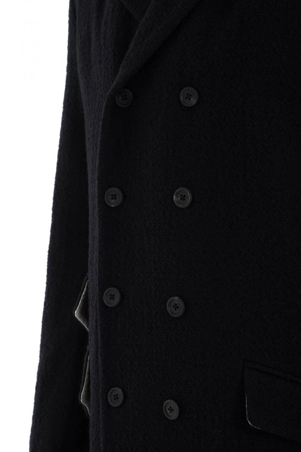 Black DB Reefer Coat