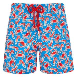 Blue ‘Crabs & Shrimps’ Mahina Swim Shorts