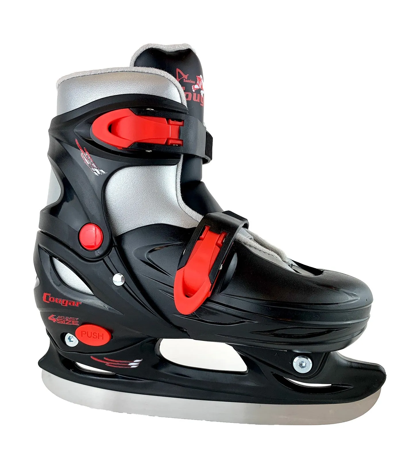 Boy's Cougar Adjustable Hard Shell Skate