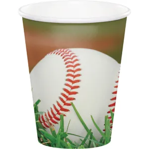 Bulk Baseball 9 oz Paper Cups (96 per Case)