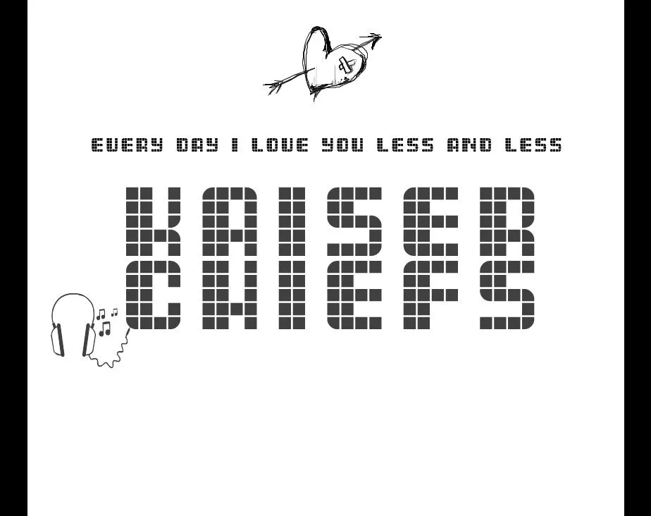 Everyday I Love You Less And Less by Kaiser Chiefs (F#)