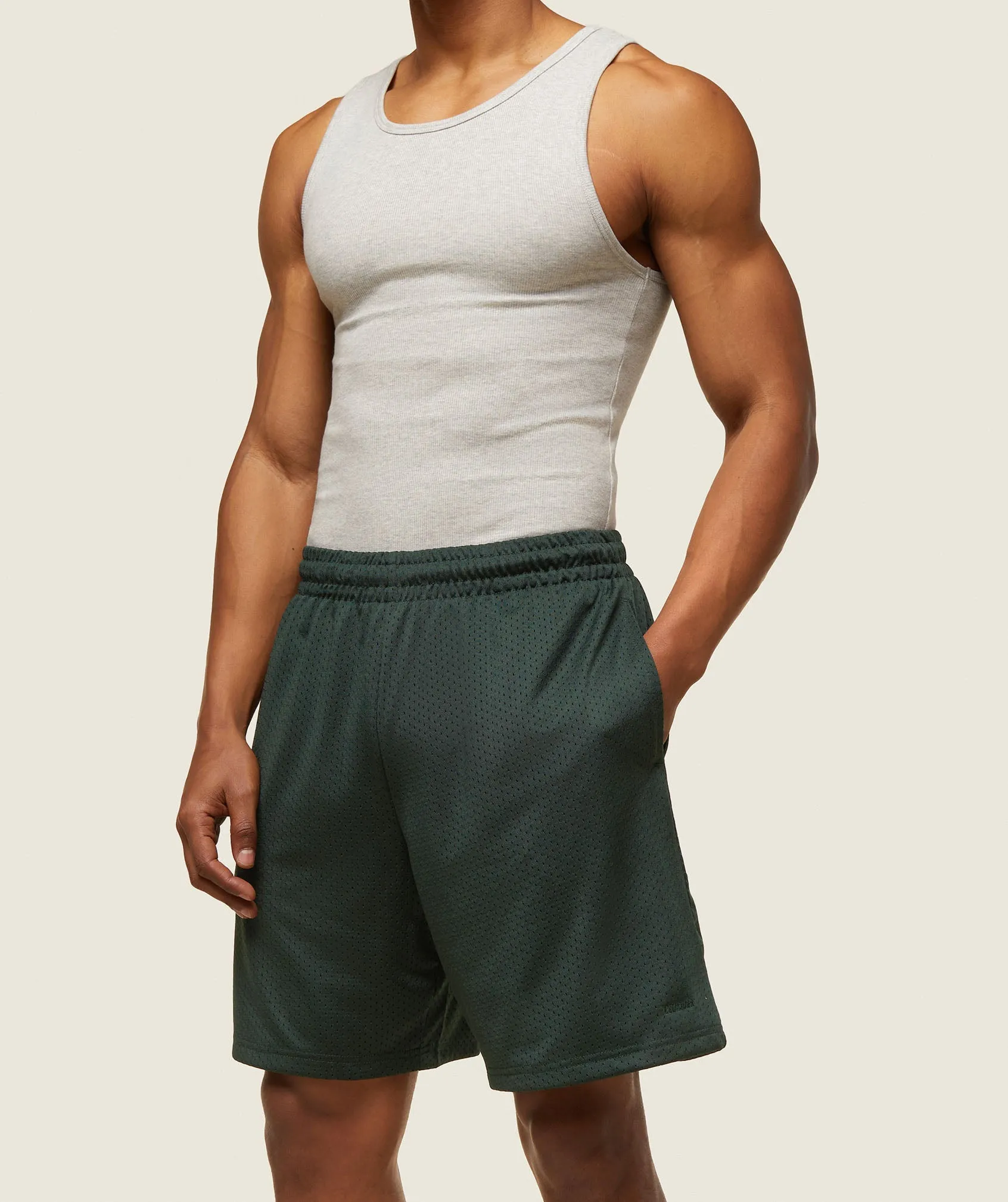 Gymshark everywear Basketball Shorts - Victory Green