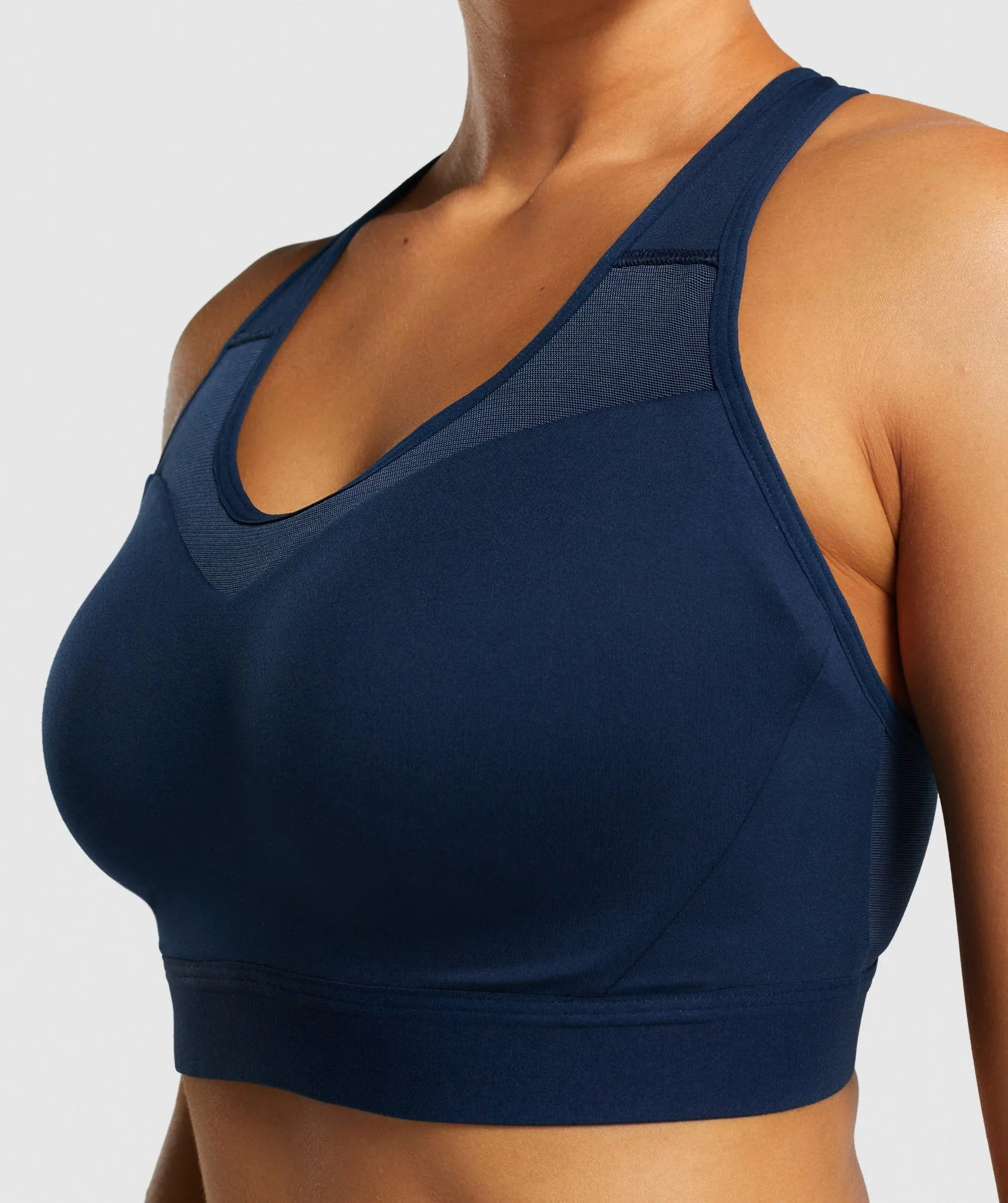 Gymshark Open Back Sports Bra - Navy