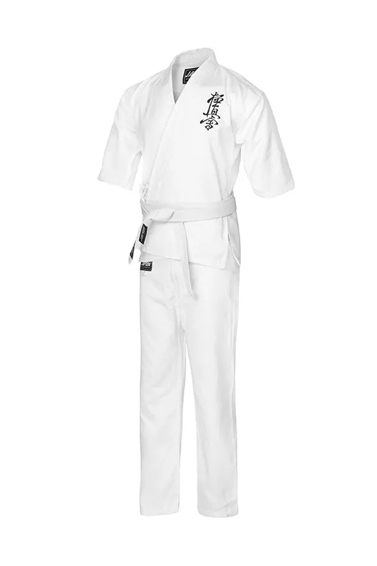 JAVSON KYOKUSHIN UNIFORM 8OZ POLY COTTON WHITE