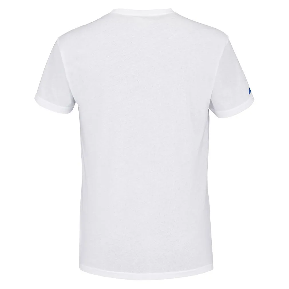 Men`s Exercise Big Flag Tennis Tee