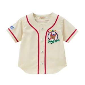 MIKI HOUSE Bear Baseball Jersey