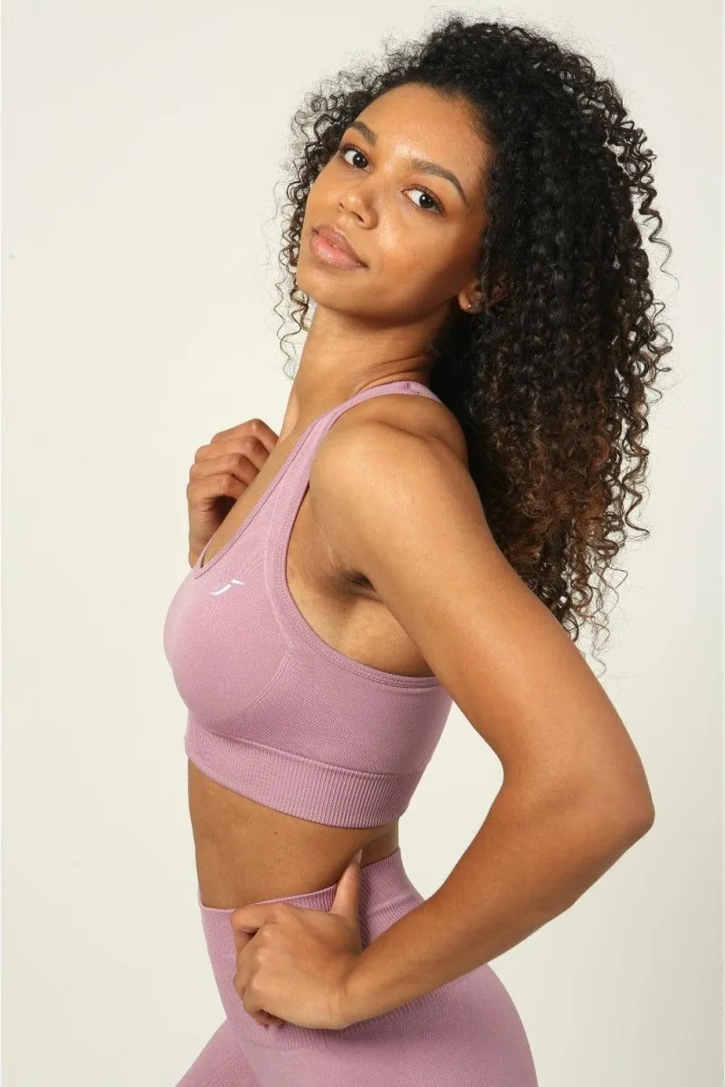 Seamless Sports Bra - Nude Pink