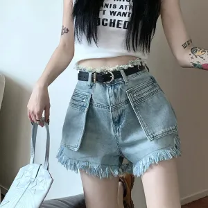 Summer Fashion Tassel Denim Shorts