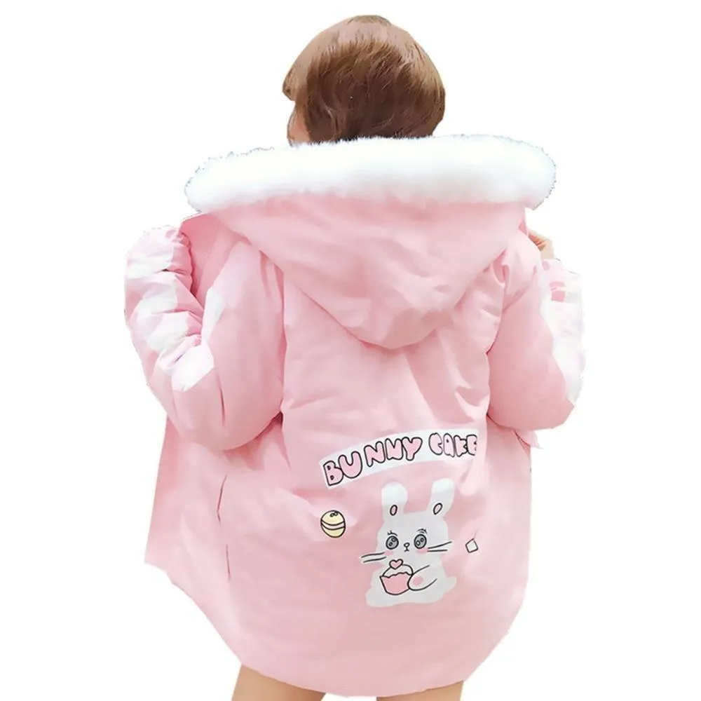 Sweet Bunny Cake Winter Coat