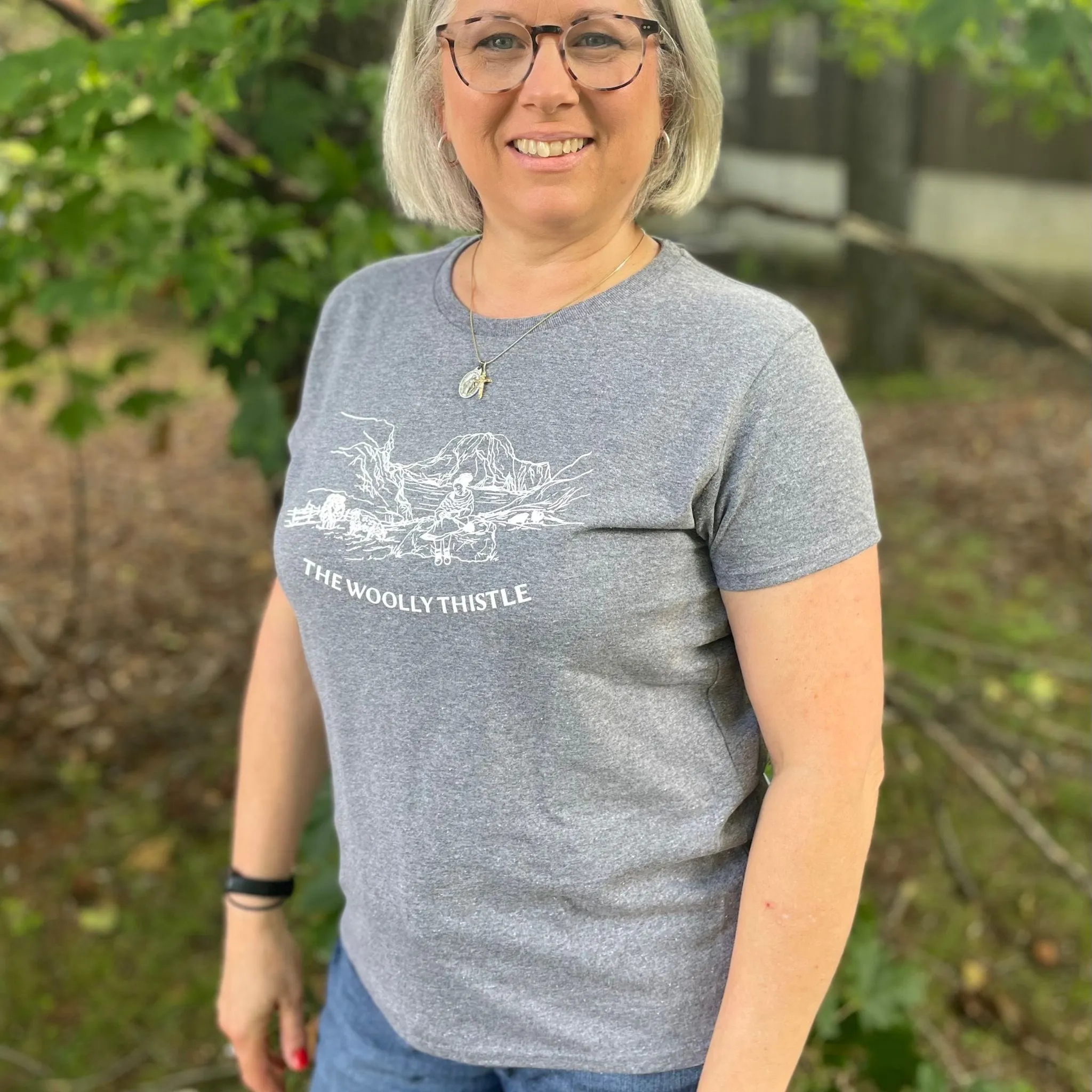 The Woolly Thistle T-Shirt - Fair Isle Joy