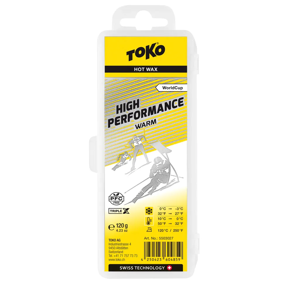 Toko High Performance Hot Wax WC - Warm 120g