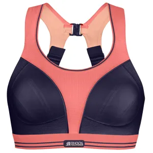 Ultimate Run Citrus Pink Sports Bra - Shock Absorber