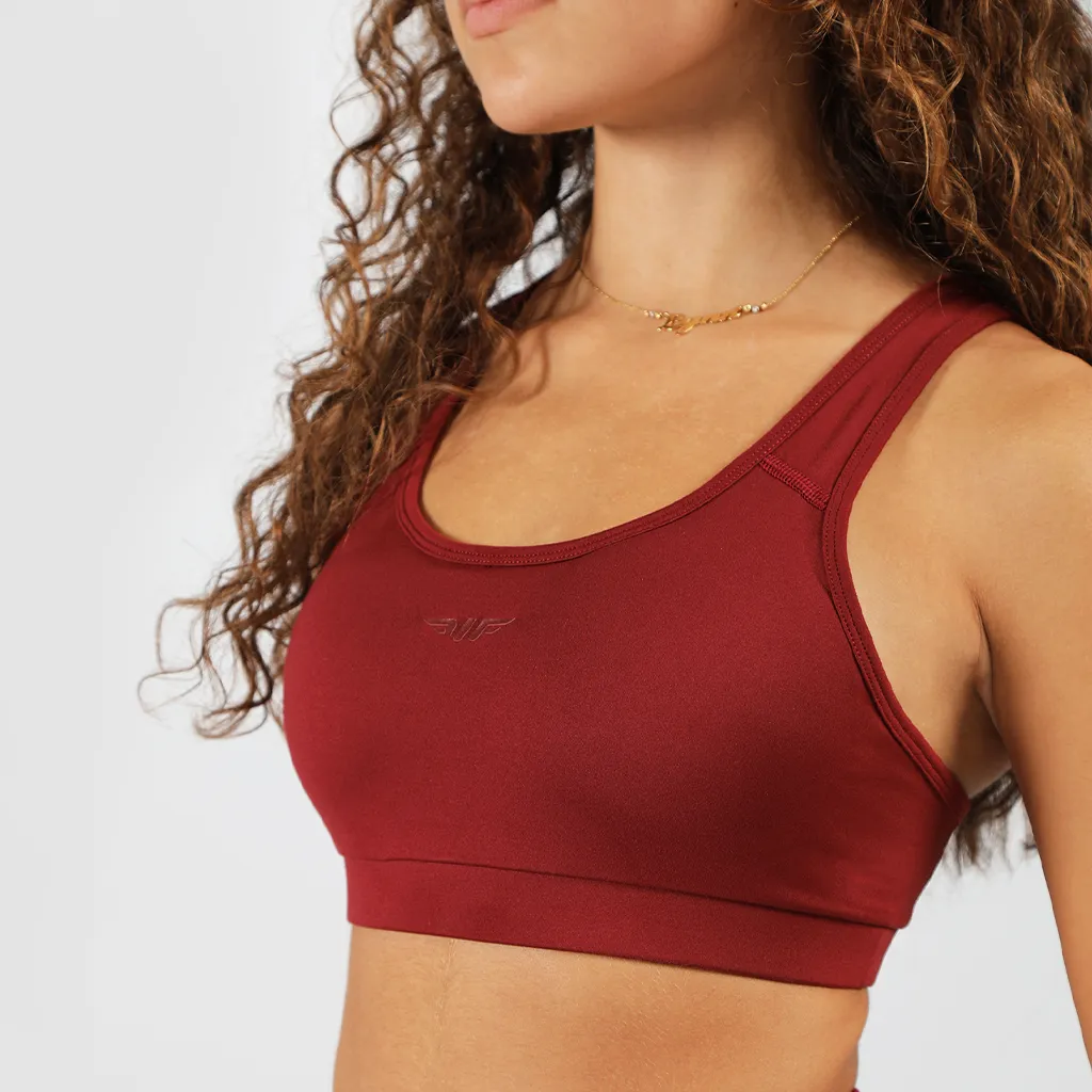 WOMEN-CELESTE-BRA (POMEGRANATE-RED-BROWN)