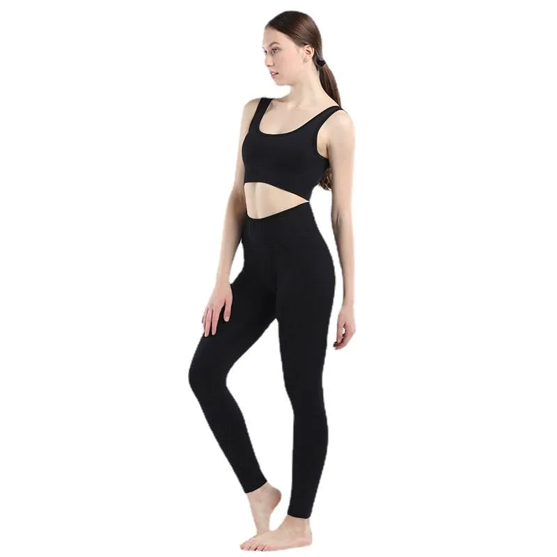 Yoga Set Women Gym Clothing Female High Waist Yoga Pants Tracksuit Women Fitness Clothing